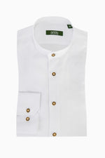 Arido Trachtenhemd weiß Leinen Detail | Arido Bavarian shirt white linen detail