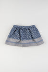 Berwin & Wolff Kinderrock jeansblau Vorderansicht | Berwin & Wolff children's skirt jeans blue front view