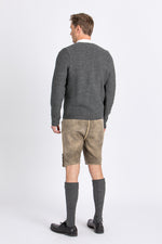Gottseidank Strickjanker Aloisius asphalt Detail | Gottseidank Knit Jacket Aloisius asphalt detail