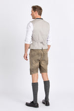 Gottseidank Trachtenweste Egon Antikschwarz Rückansicht | Gottseidank Trachten Vest Egon antique black back view