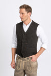 Gottseidank Trachtenweste Egon Antikschwarz Getragen | Gottseidank Trachten Vest Egon antique black worn