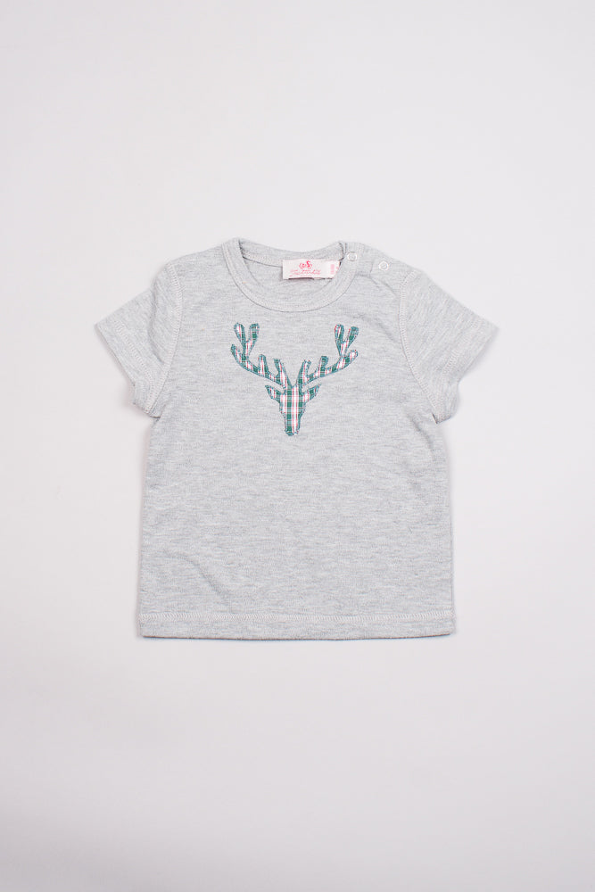 MGS Kinder Shirt Hirsch grün