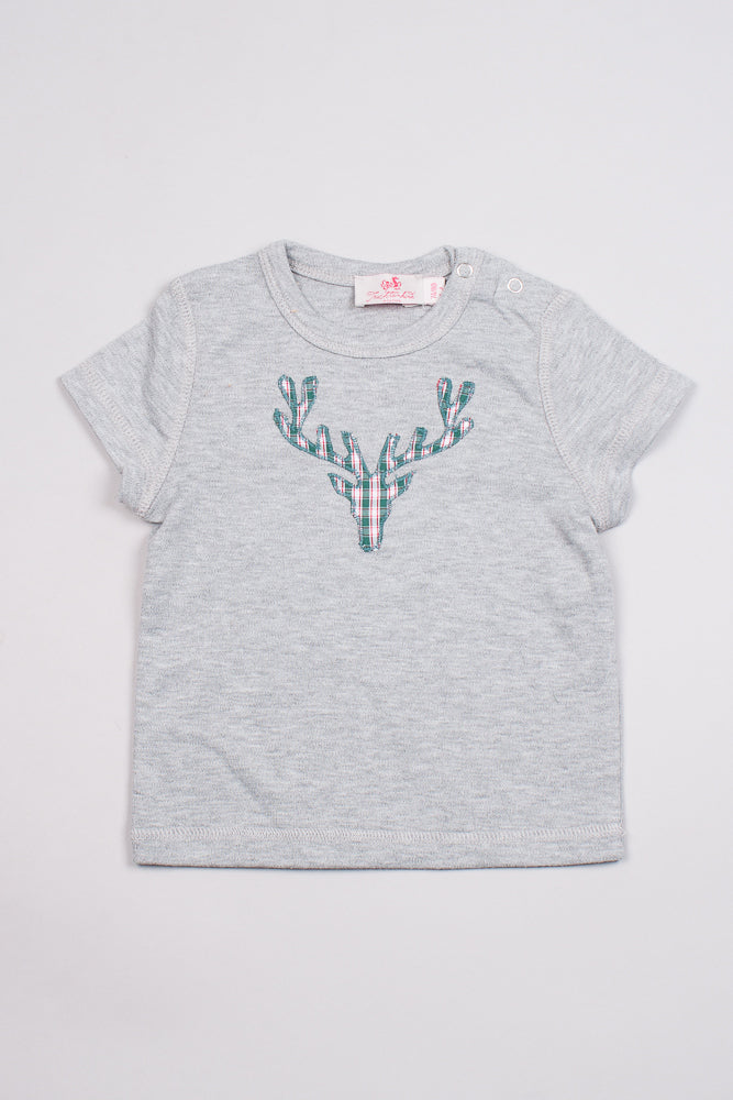 MGS Kinder Shirt Hirsch grün