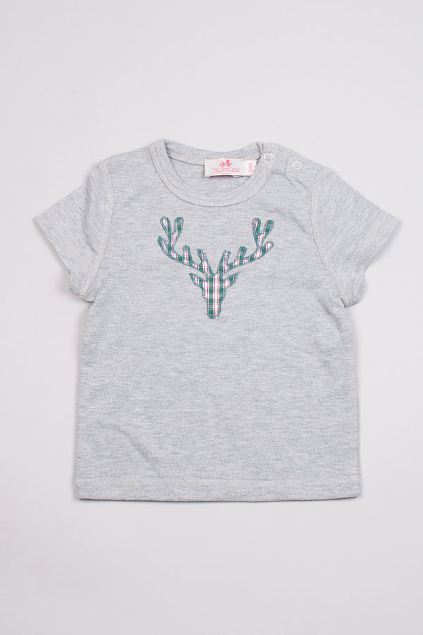 MGS Kinder Shirt Hirsch grün