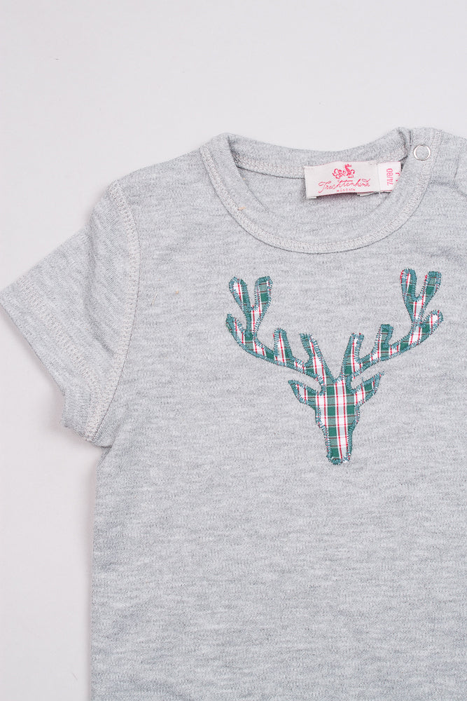 MGS Kinder Shirt Hirsch grün