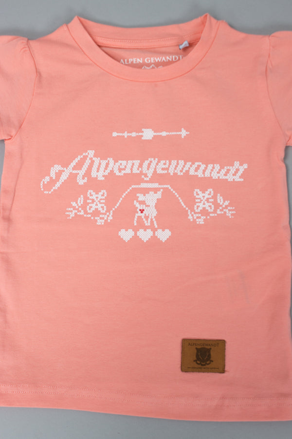 Alpengewandt Kinder T-Shirt GS2016003 lachs