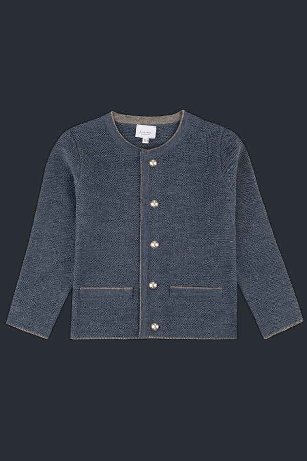 H.Moser Kinder Strickjanker Gerlitzen rauchblau