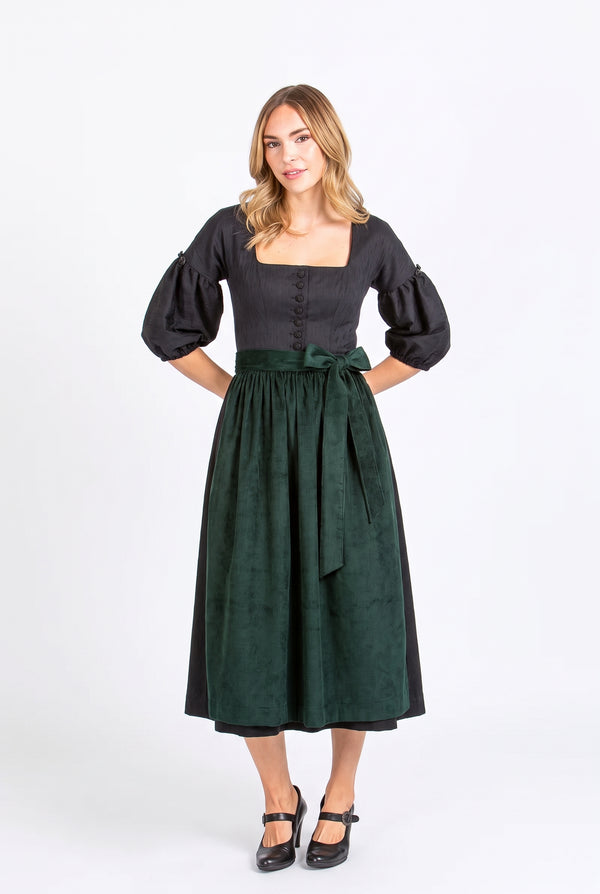 Almliebe Ärmeldirndl Josepha mit Broschen