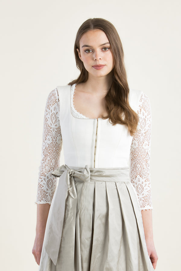 Kinga Mathe Dirndlbluse Samantha weiß Detail | Kinga Mathe Dirndl blouse Samantha white detail