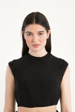 Kinga Mathe Dirndlbluse Heidi schwarz Rückansicht | Kinga Mathe Dirndl Blouse Heidi black back view