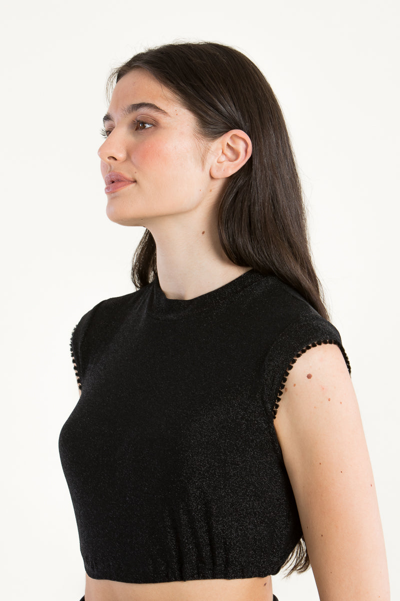 Kinga Mathe Dirndlbluse Heidi schwarz Detail | Kinga Mathe Dirndl Blouse Heidi black detail