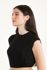 Kinga Mathe Dirndlbluse Heidi schwarz Detail | Kinga Mathe Dirndl Blouse Heidi black detail