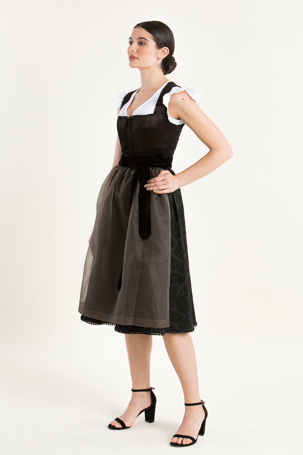 Kinga Mathe Dirndl Pamplona kupfer Vorderansicht | Kinga Mathe Dirndl Pamplona copper front view