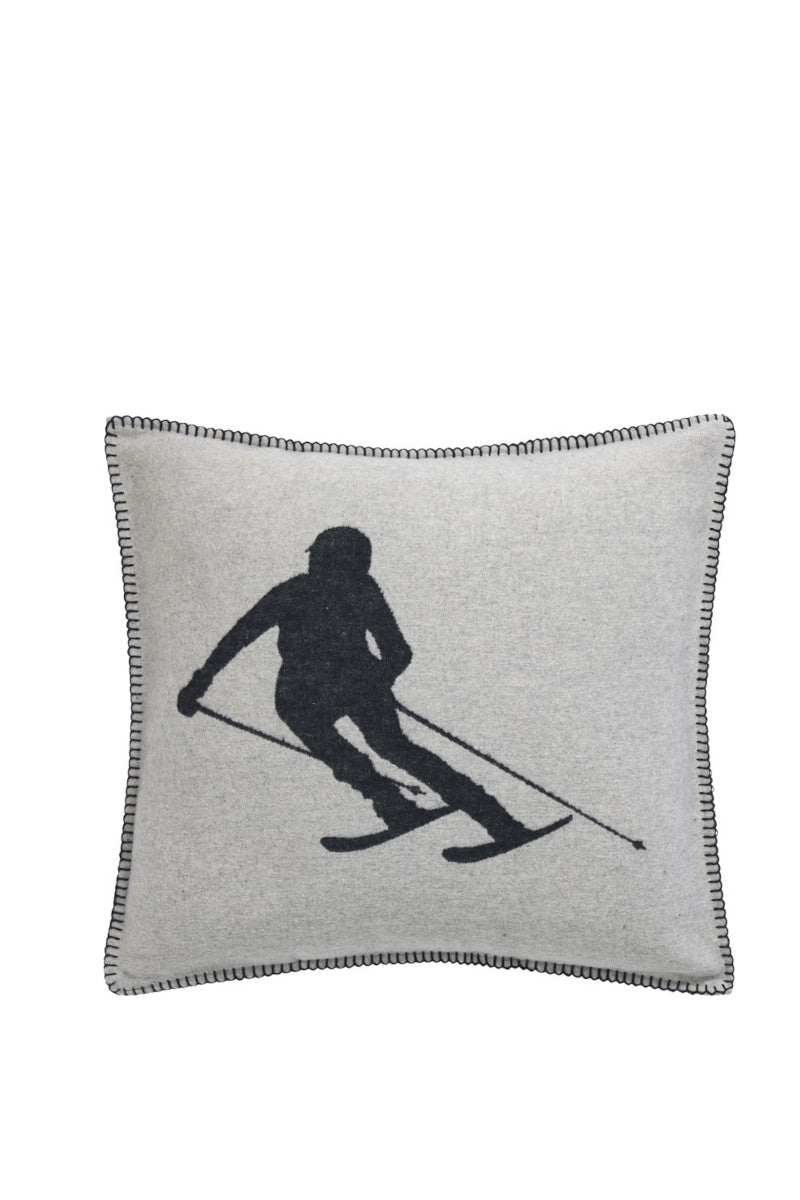 Fussenegger Kissenhülle Skifahrer 50x50