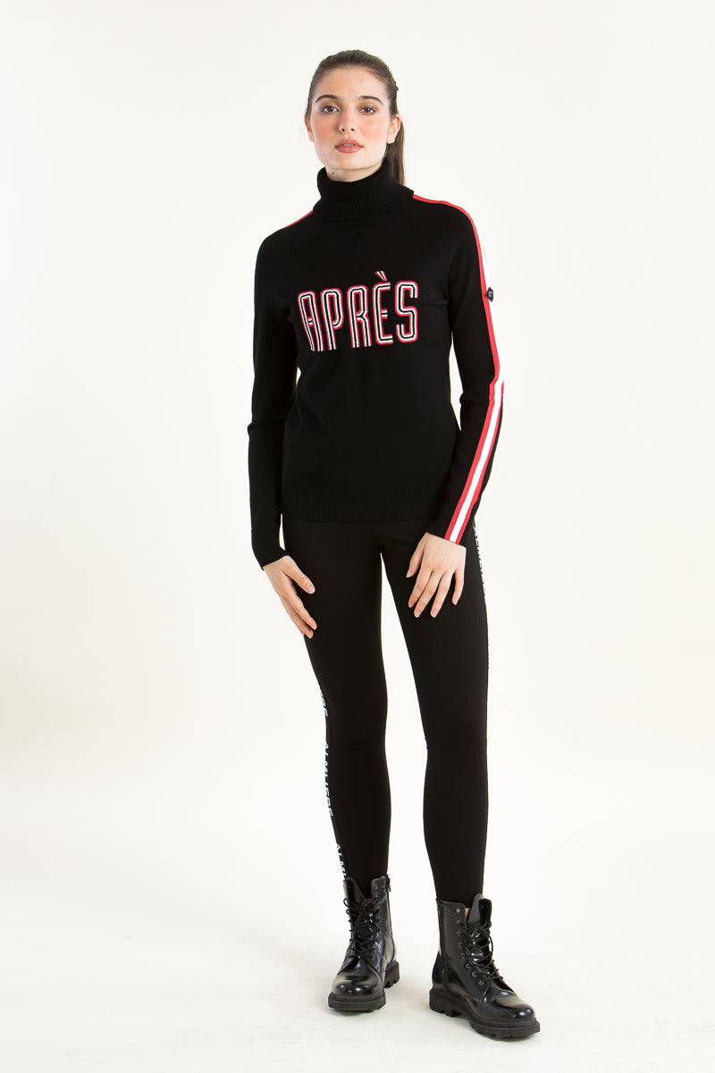 Krimson Klover Annika Turtleneck Sweater Black