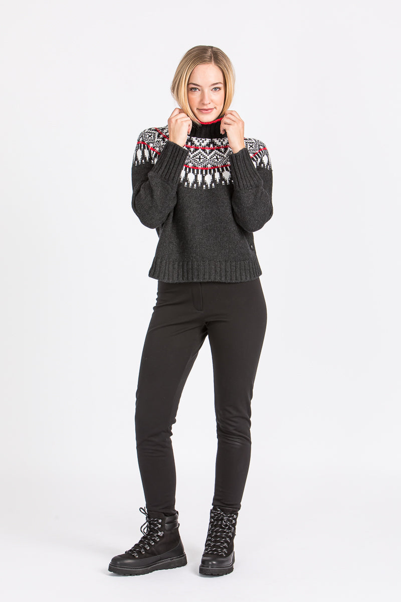 Krimson Klover Norwegerpulli Helena Schwarz Rückansicht | Krimson Klover Norwegian Pullover Helena Black back view