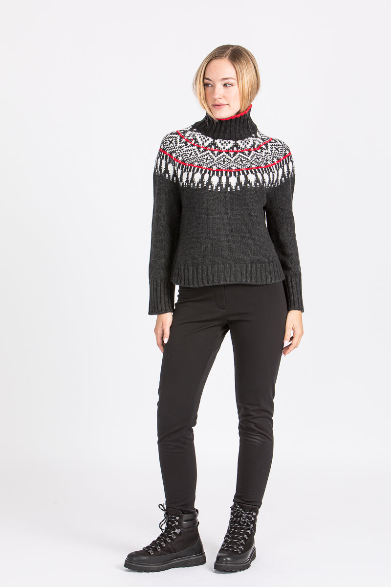 Krimson Klover Norwegerpulli Helena Schwarz Detail | Krimson Klover Norwegian Pullover Helena Black detail