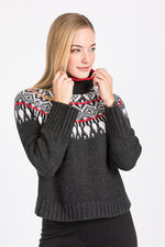 Krimson Klover Norwegerpulli Helena Schwarz Detail | Krimson Klover Norwegian Pullover Helena Black detail