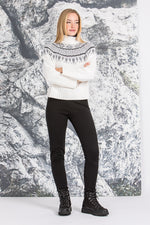 Krimson Klover Norwegerpulli Helena weiß Vorderansicht | Krimson Klover Norwegian Pullover Helena white front view