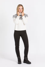 Krimson Klover Norwegerpulli Helena weiß Detail | Krimson Klover Norwegian Pullover Helena white detail
