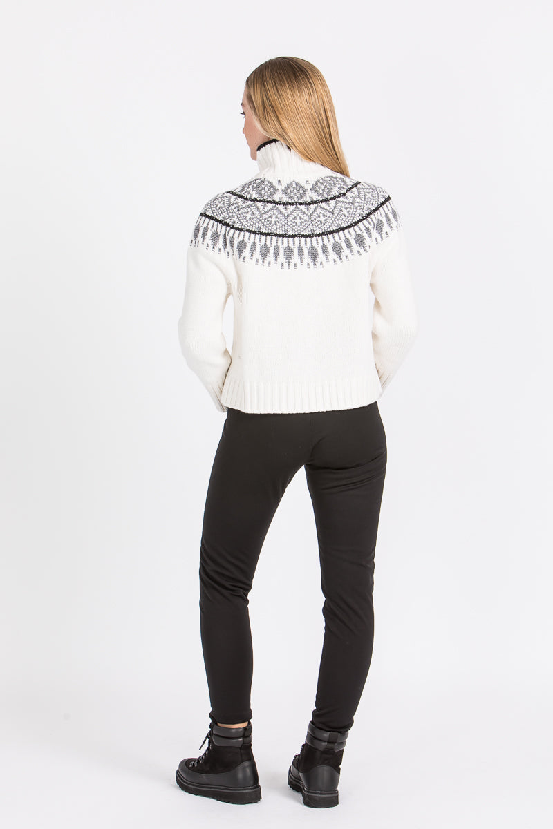 Krimson Klover Norwegerpulli Helena weiß Rückansicht | Krimson Klover Norwegian Pullover Helena white back view