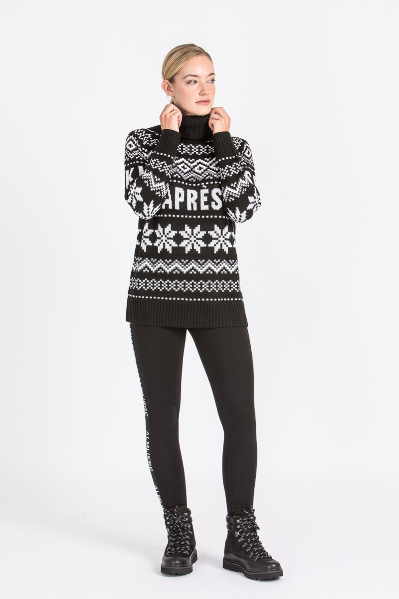 Krimson Klover Rollkragenpullover Simone schwarz Rückansicht | Krimson Klover roll neck sweater Simone black back view