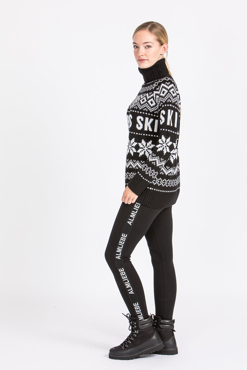 Krimson Klover Rollkragenpullover Simone schwarz Detail | Krimson Klover roll neck sweater Simone black detail