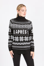 Krimson Klover Rollkragenpullover Simone schwarz Vorderansicht | Krimson Klover roll neck sweater Simone black front view