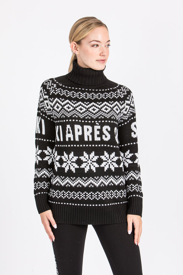 Krimson Klover Rollkragenpullover Simone schwarz Vorderansicht | Krimson Klover roll neck sweater Simone black front view