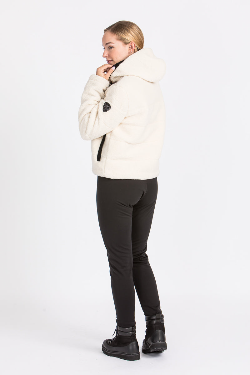 Krimson Klover Teddyjacke Bella Natur Rückansicht | Krimson Klover Teddy Jacket Bella natural back view