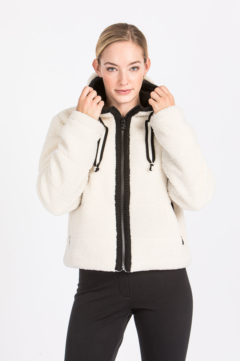 Krimson Klover Teddyjacke Bella Natur Vorderansicht | Krimson Klover Teddy Jacket Bella natural front view