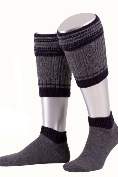 Lusana Loferlset L2451 Grau/Marine