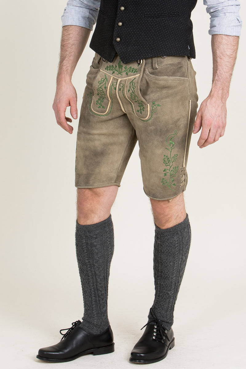 Ostarrichi Lederhose Sepp Inka Vorderansicht | Ostarrichi Lederhose Sepp inka front view