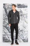 Liebling Strickjanker Martl Anthrazit Vorderansicht | Liebling knit jacket Martl Anthracite front view