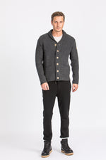 Liebling Strickjanker Martl Anthrazit Detail | Liebling knit jacket Martl Anthracite detail