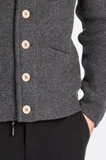 Liebling Strickjanker Martl Anthrazit Detail | Liebling knit jacket Martl Anthracite detail