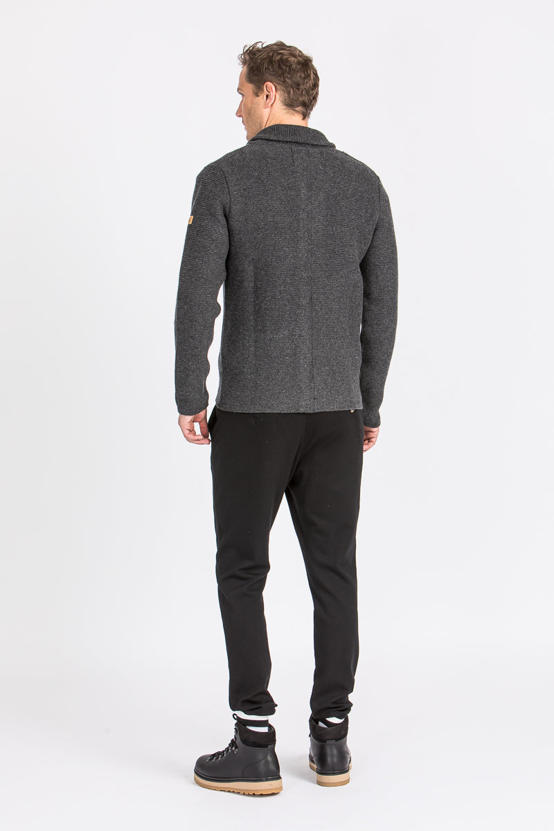 Liebling Strickjanker Martl Anthrazit Detail | Liebling knit jacket Martl Anthracite detail