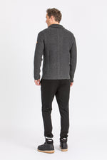 Liebling Strickjanker Martl Anthrazit Detail | Liebling knit jacket Martl Anthracite detail