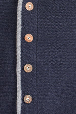 Liebling Kapuzenjanker Thomas navy/grau