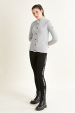 Liebling Strickjacke Anna kiesel Detail | Liebling Knit Jacket Anna pebble detail