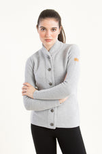 Liebling Strickjacke Anna kiesel Getragen | Liebling Knit Jacket Anna pebble worn