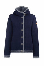 Liebling Kapuzenjanker Vera navy/grau Getragen | Liebling Kapuzenjanker Vera navy/grey worn