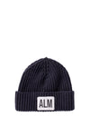 Almliebe Kaschmir Mütze Low navy