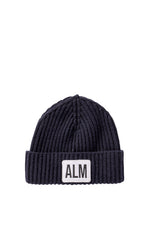 Almliebe Kaschmir Mütze Low navy