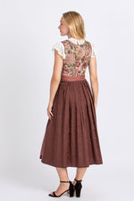 Madame Marie Dirndl Thalina bordeaux Getragen | Madame Marie Dirndl Thalina bordeaux worn