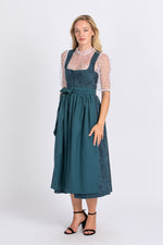 Madame Marie Dirndl Thalora blautanne Vorderansicht | Madame Marie dirndl Thalora blue fir front view