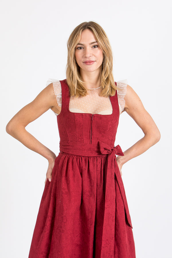 Madame Marie Flügelarm Dirndlbluse Cirellia