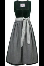 Marjo Samtdirndl Berndorf tannengrün
