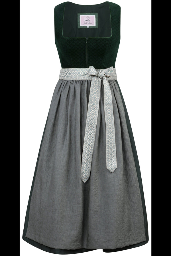 Marjo Samtdirndl Berndorf tannengrün