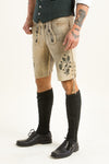 Meindl Hirschlederhose Herzog Max altschwarz Vorderansicht | Meindl Hirschlederhose Herzog Max black front view